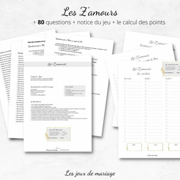 Le Jeu De Mariage La Tombola Les Jeux De Mariage