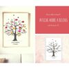 affiche arbre bisous