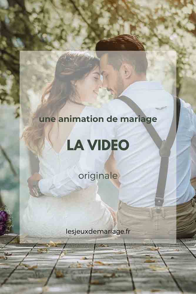 Animation vidéo pour un mariage