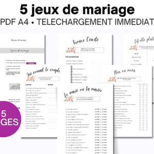 Une Gazette Pour Les Mari s Les Jeux De Mariage Une Gazette Pour Les Mari s Les Jeux De Mariage