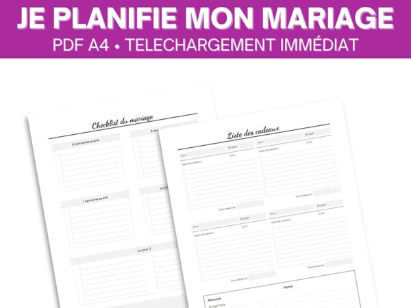 planifier son mariage