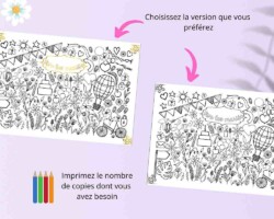 modèles sets de table